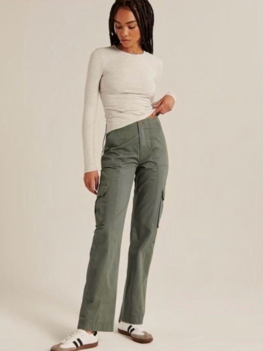 Abercrombie & Fitch Curve Love Cargo Pants